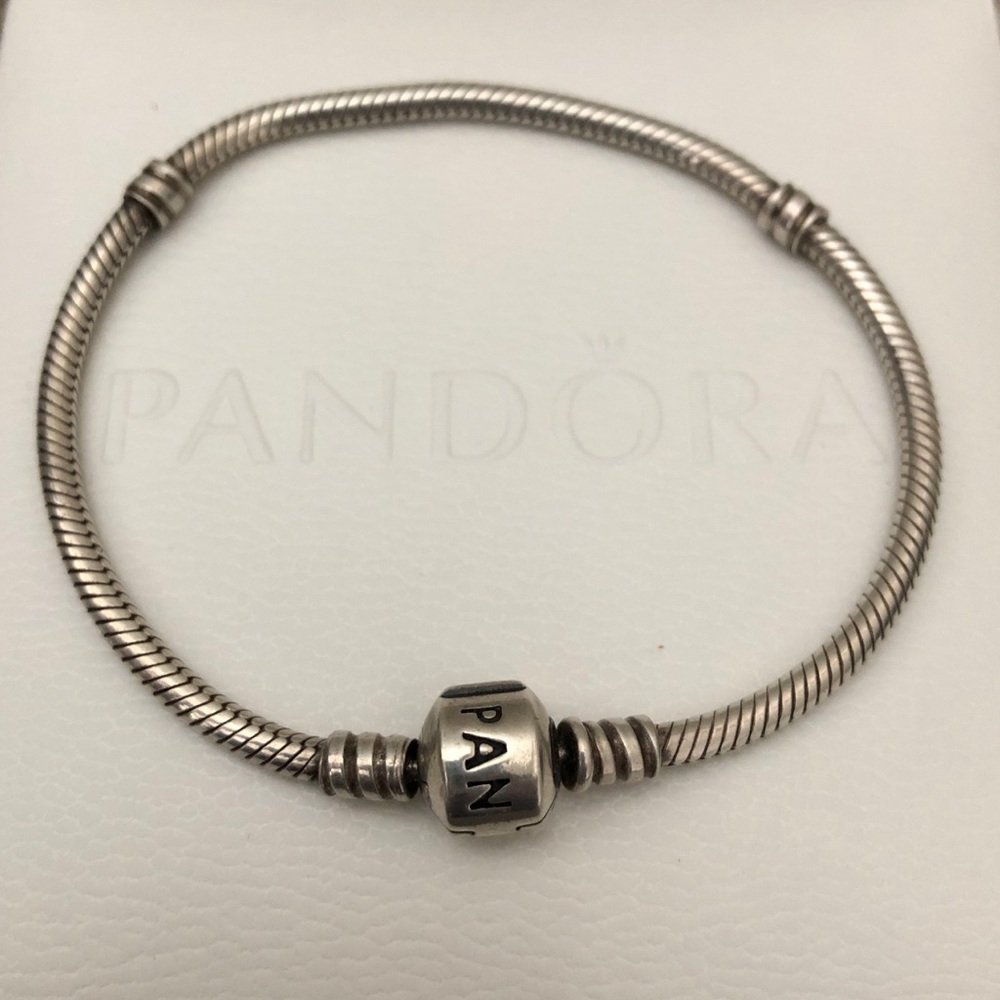 Pandora Sterling Silver Bracelet—7.5